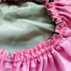 close up shot of strawberry matcha latte bonnet