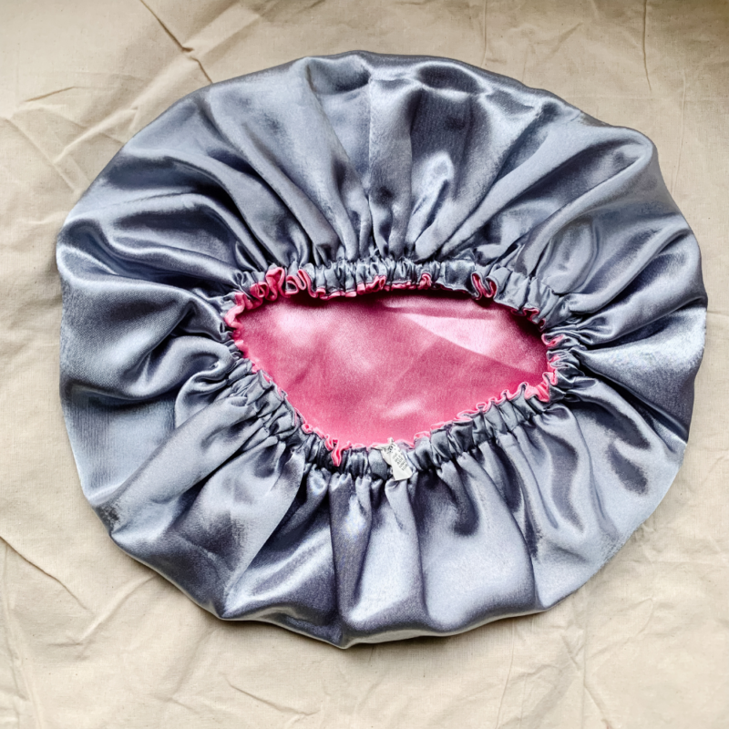 Blush Satin Bonnet