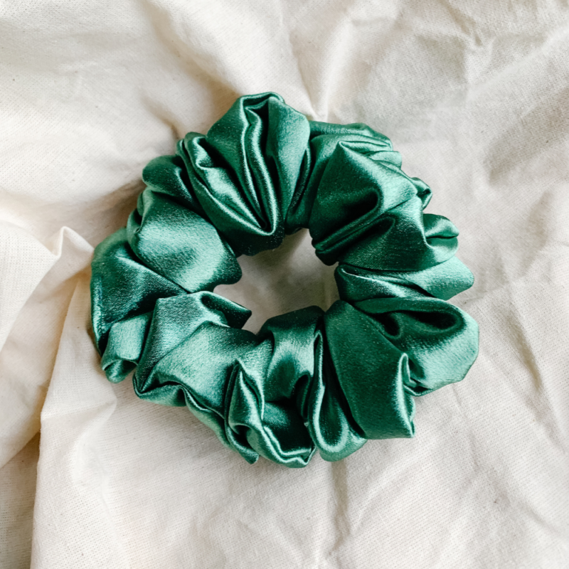Evergreen Chunky Scrunchie