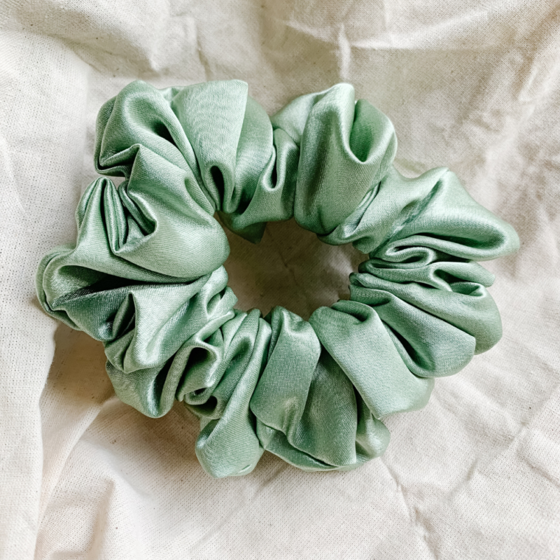 Matcha Chunky Scrunchie