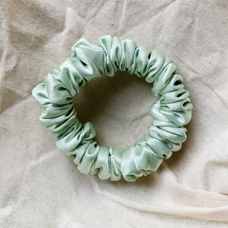 Mint Petite Scrunchie