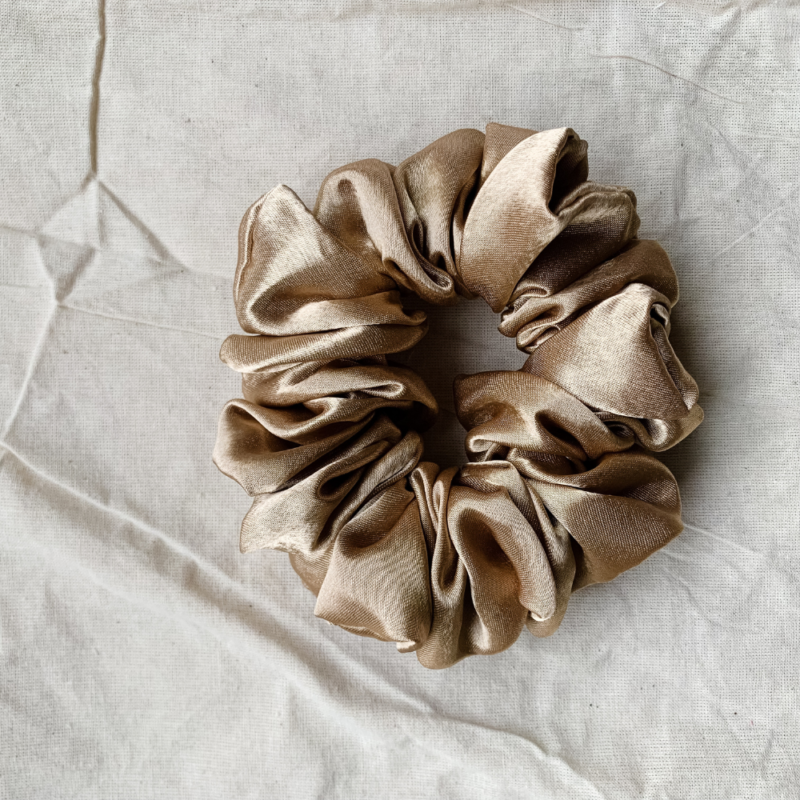 Golden Glow Chunky Scrunchie