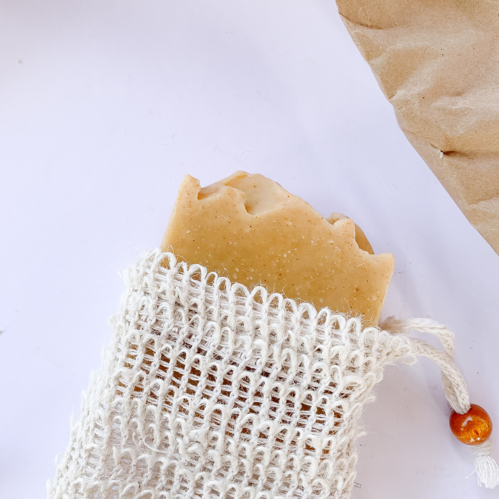 Sisal Exfoliating Soap Saver Pouch - Image 3